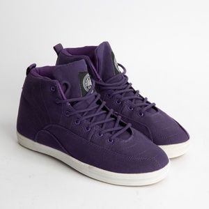 NFN Gourmet AJ 11 inspired Midtop canvas sneakers - purple/Amethyst